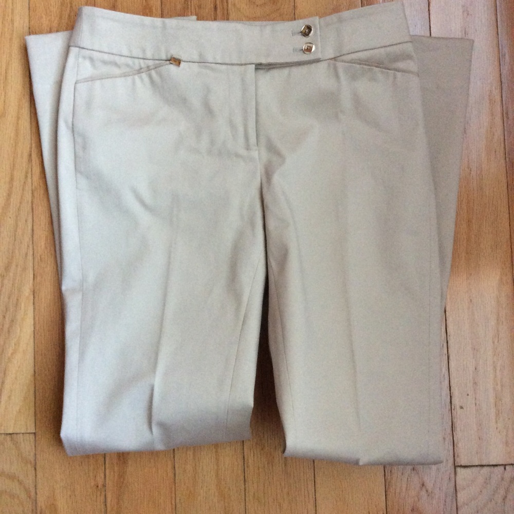 WHBM Khaki Boot Cut Pants - Picture 4 of 7
